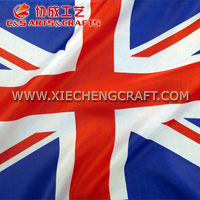C&S British Flags Printed Polyester