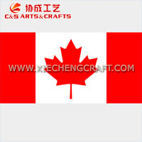 C&S Canada Flag Printed Polyester