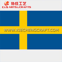 C&S Sweden Flag Printed Polyester